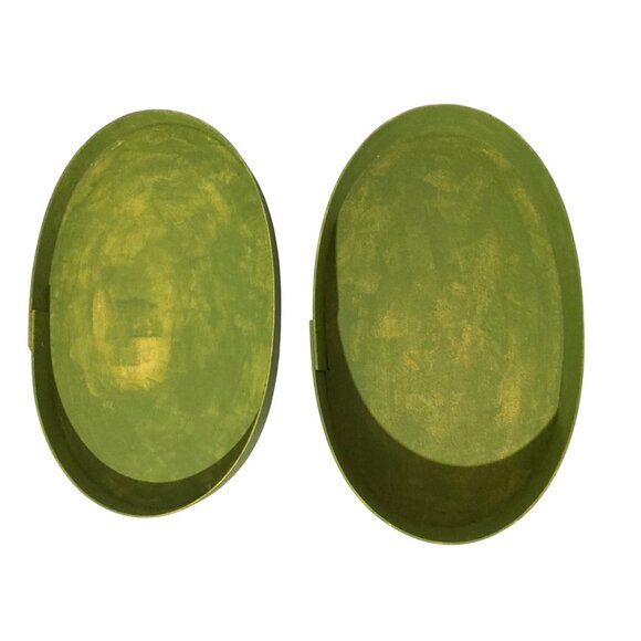 Large Green Shaker Style Box With Hand Painted Partridge Quail Birds - Picture 8 of 9